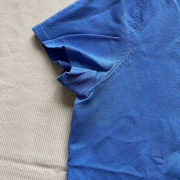 Kasper Womens Top Blouse Knit Short Sleeve Casual - Picture 4 of 4